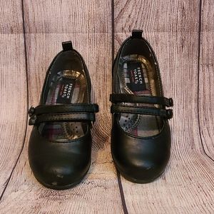 French Toast Black Double Strap Mary Jane Sz 10
